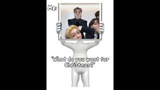 Its Christmas Eve 💀💀 skz stay fypシ゚viral shorts [upl. by Hadeis491]