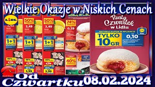 Lidl Nowa Gazetka Promocyjna od Czwartku 08022024 Najlepsze Okazje W Niskich Cenach [upl. by Yornek386]