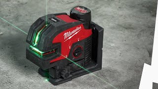 MILWAUKEE® M12™ Green Cross Line Laser with 4 Points [upl. by Monia]