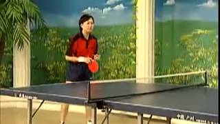 直拍 前沖弧圈球 forehand accelerated loop penhold tranining table tennis [upl. by Sjoberg64]