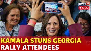 Kamala Harris Live  Kamala Georgia Rally  Kamala Speech  US Elections 2024  Kamala News  N18G [upl. by Brina]