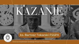 Kazanie w dniu pogrzebu bp Bernarda Tissier de Mallerais  ks Bartosz Tokarski  18102024 [upl. by Mushro]