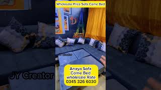 Sofa Come Bed In Wholesale Rate Karachi  Anaya Sofa Furniture House  Cheapest Price Sofa Come Bed [upl. by Aramanta]