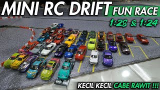 DIZZI MINI RC DRIFT RWD 128 124 FUN RACE KUNINGAN CITY 14 JULI 2024  MINI RC INDONESIA [upl. by Sirc]