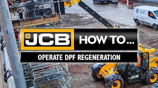 DPF Regeneration with a Stage V JCB Loadall Telehandler [upl. by Garnes713]