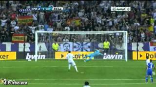 Liga BBVA  Real Madrid 42 Getafe  Highlights 1092011 [upl. by Shannen]