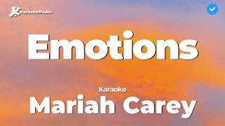 Mariah Carey  Emotions Karaoke [upl. by Eelidnarb]