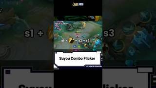 Suyou Combo Flicker mlbb mobilelegends youtubeshorts ml shorts youtube viralvideo mlb [upl. by Aleta]