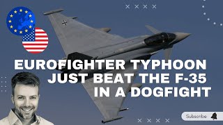 Eurofighter Typhoon Beats F35 in Dogfight Over Germany [upl. by Rosalinde]