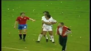 World Cup 1986 Quarterfinals Belgium 1 5  4 Spain [upl. by Aehr]