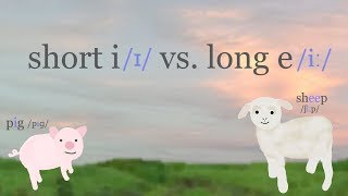 Short i vs long e pronunciation of the English vowels ɪ vs iː [upl. by Schwejda782]