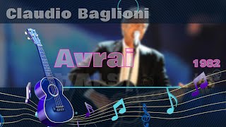 Claudio Baglioni Avrai  Karaoke [upl. by Ekaj]