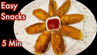 Easy Evening Snacks  10 minutes Evening snack  Easy Snack recipes  Variety Snack Recipes [upl. by Aniraad]