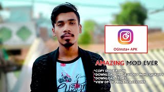 OG INSTA MOD FULL REVIEW IN HINDI  HOW TO DOWNLOAD PRIVATE ACCOUNT DP [upl. by Polly]