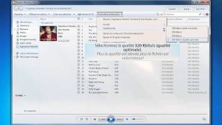 Encoder un cd audio en mp3 avec le Lecteur Windows Media de Windows [upl. by Yramanna]