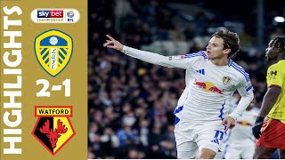 Leeds v Watford 21  Match Highlights  EFL Championship 202425 [upl. by Ovida]