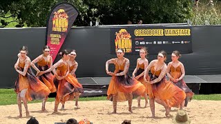 Brolga Dance Academy at Yabun Festival 2024 [upl. by Ecyrb]