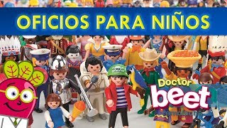 👩‍🏫🕵️‍♂️👷‍♀️ APRENDER LOS OFICIOS PARA NIÑOS EN ESPAÑOL [upl. by Katzen434]