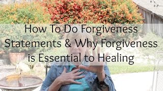 How to do Forgiveness Statements and Why  Splankna [upl. by Janine]