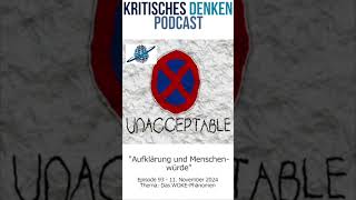 Die Würde des Menschen  Kritisches Denken Podcast Episode 93 mit Prof Andreas Edmüller [upl. by Gersham]