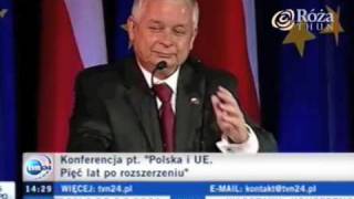 Prezydent Kaczyński o Róży [upl. by Sadick]