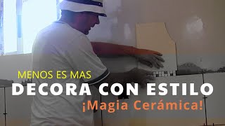 Transforma tus Paredes con Estilo Cómo Instalar Mayas y Listelos entre Cerámicas  Tutorial Mujeres [upl. by Gorga882]