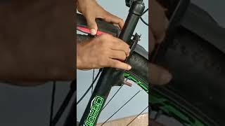 how to cycle suspension more smooth very easy 100workingMalayalam cycle [upl. by Eiramacissej]