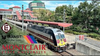 NJ Transit ALP45DP 4519 quotErie Lackawannaquot Visits Montclair State University Station [upl. by Enelyt621]