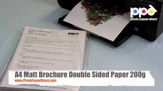 A4 Matt Brochure Double Sided Paper 200g [upl. by Retha]