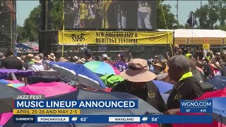 2024 New Orleans Jazz amp Heritage Festival lineup announced [upl. by Yand]