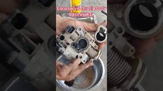 cara membersihkan throttle body beat fi shorts [upl. by Imeaj]