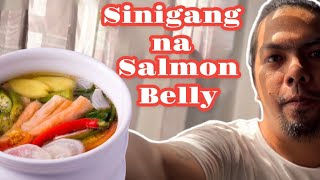 Sinigang na Salmon Belly  Llarena Channel [upl. by Leoine]