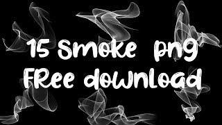 15 Free Smoke effect png for photoshop [upl. by Bowler]