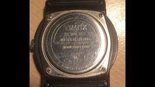 replacing your watch battery is easy  timex watch [upl. by Alfeus]