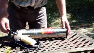 UNBOXING SUBMERSIBLE SCREW PUMP QGD312011 [upl. by Ahtnahc359]