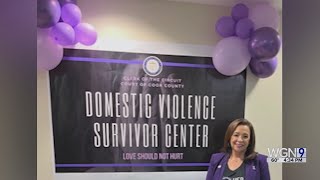 Domestic Violence Survivor Center opens in Cook County Courthouse [upl. by Ymrej165]