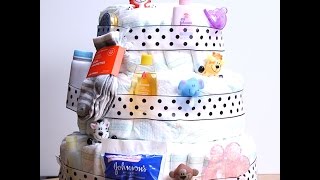 How To Make a Diaper Cake [upl. by Aecila]