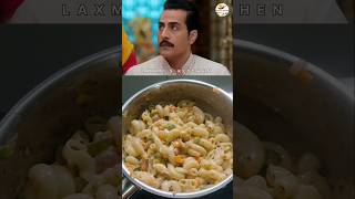 Kavya Making Pasta  White Sauce Pasta Recipe shorts whitesaucepasta anupama youtubeshorts [upl. by Yatnoj]