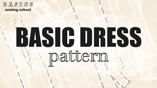 DRESS PATTERN tutorial  2cm BASICS  SEWING SCHOOL 003  THISISKACHI [upl. by Yatnuahc]