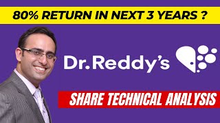 Dr Reddy Share Technical Analysis  80 Return in Next 3 Years Pharma Companies Share Analysis [upl. by Brace]