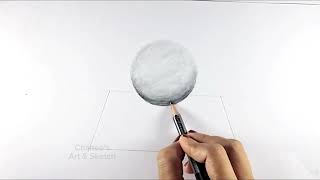 How To Draw 3D Circle ⚪  Easy 3D Circle Drawing With Pencil  3D Circle [upl. by Iaria783]