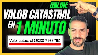 📒Cómo saber el VALOR CATASTRAL de un inmueble 2024 ➡️ Rápido y fácil [upl. by Dhar871]