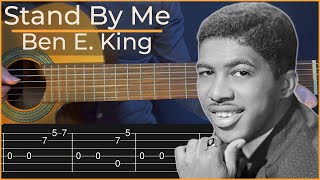 Stand By Me  Ben E King Simple Guitar Tab [upl. by Gaston]