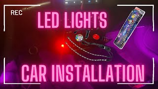 Led Lights Car Installation Ft Alpena Floglo [upl. by Tioneb]