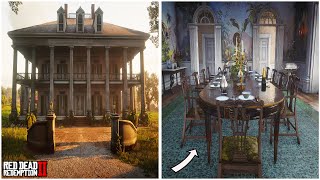 Braithwaite Manor House Exploration  RDR2 [upl. by Amalbena]