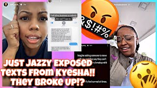 Just Jazzy amp Kyesha Broke Up Again‼️Jazzy Moving out of New York⁉️ [upl. by Ecnarepmet]