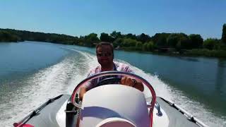 RIB390 Parsun 40HP 54Km per hour [upl. by Loring]