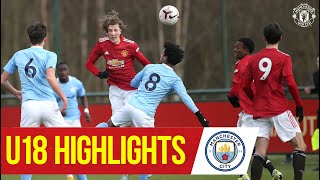 U18 Highlights  Manchester United 42 Manchester City  The Academy [upl. by Birkett680]