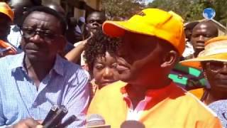 ODM candidate Christopher Odhiambo presents his nomination papers to IEBC offices [upl. by Dyob]