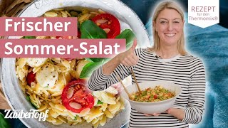 🍅 Frisch amp Leicht Orzo Salat  Thermomix® Rezept [upl. by Donell]